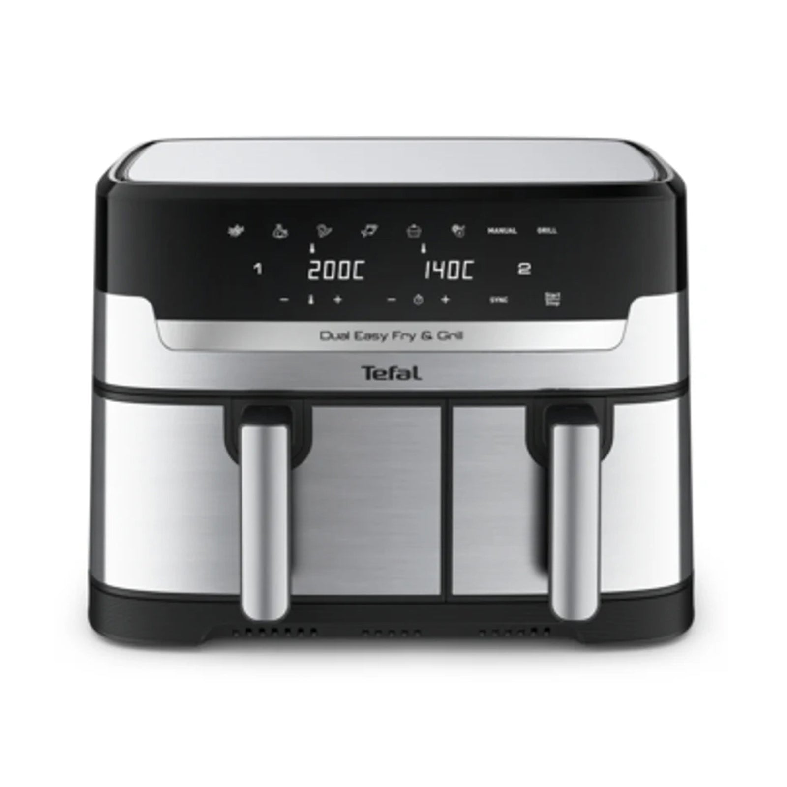 Tefal Dual Easy Fry&Grill 2700w Black & Stainless Steel 8.3L